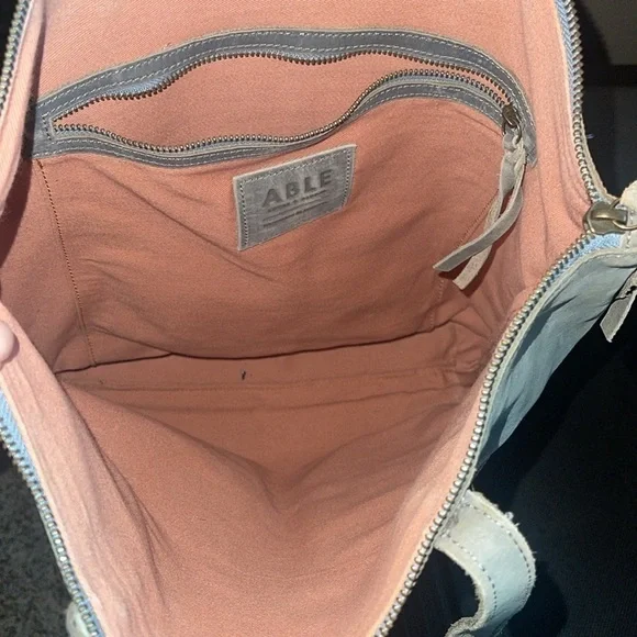 ABLE Selam Magazine Tote - BLUE GRaY - Picture 5 of 16